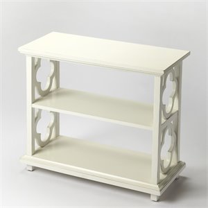 beaumont lane 3 shelf bookcase in cottage white