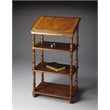 Beaumont Lane Library Stand in Medium Brown