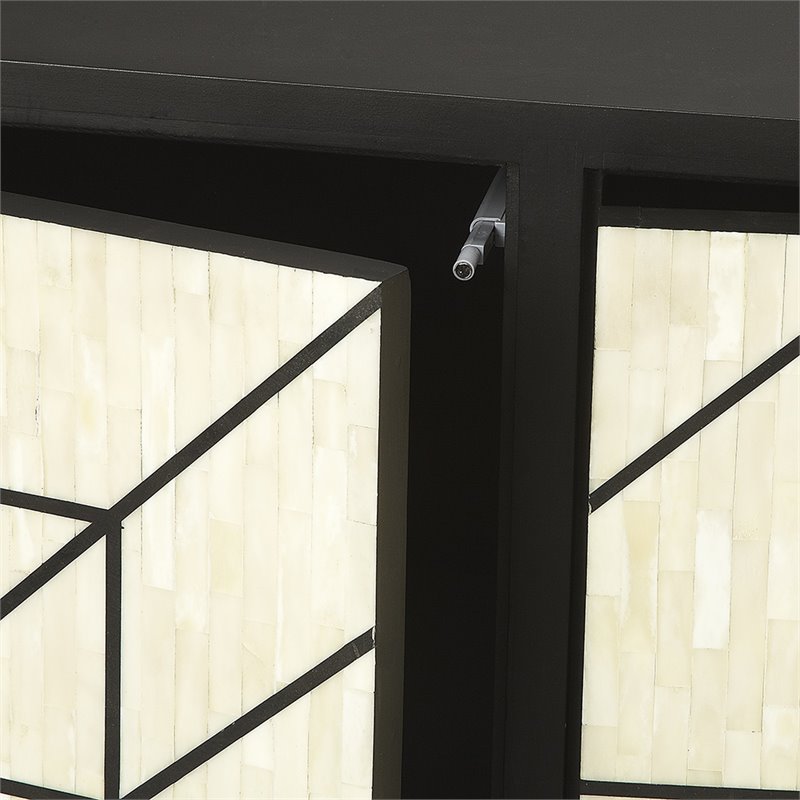 Beaumont Lane Sideboard in Black and Cream