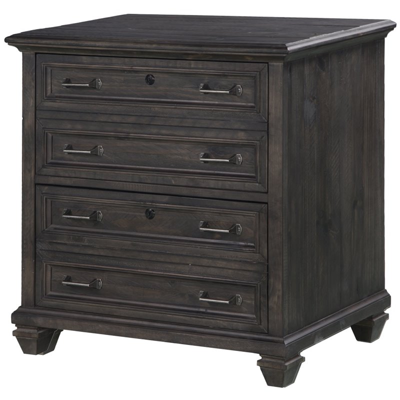 Beaumont Lane 4 Drawer Lateral File Cabinet In Weathered Charcoal Bl 4754 1620800