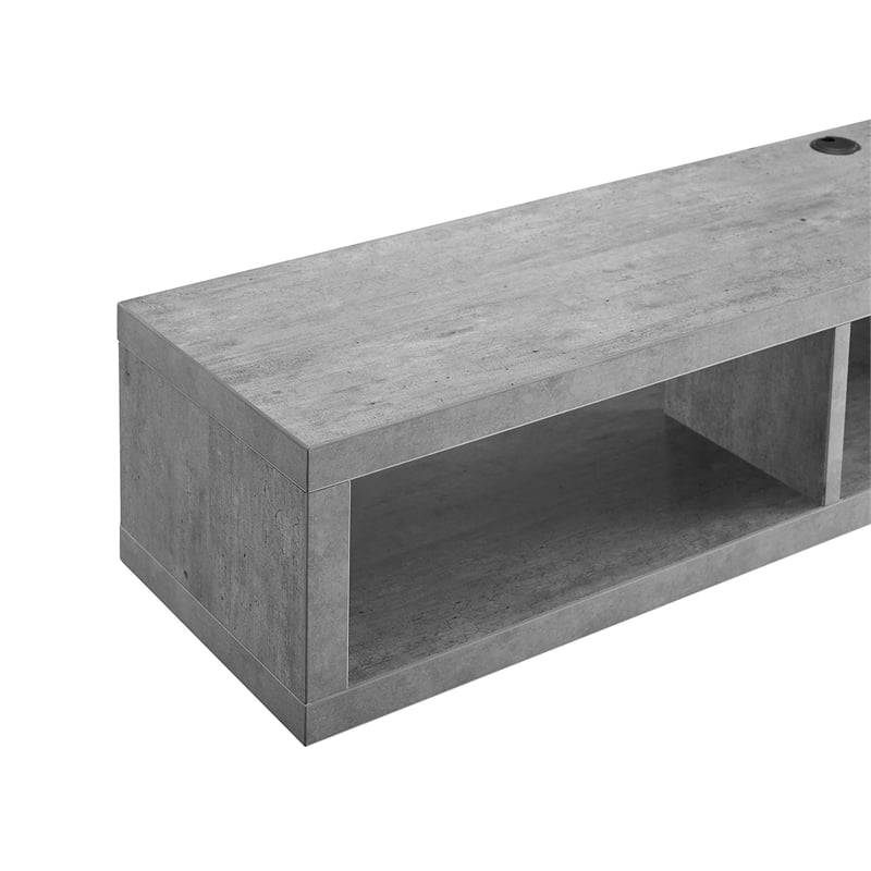 Beaumont Lane Modern Wood Shallow Wall Mount Console for TVs up to 60