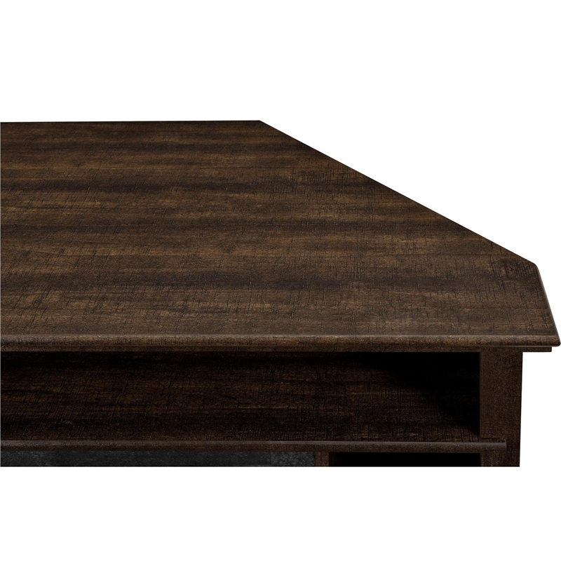 Beaumont Lane Transitional Wood Electric Fireplace for TVs up to 50