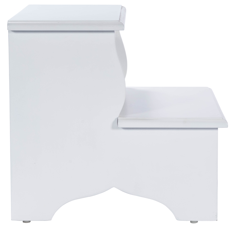 Beaumont Lane Mastercrafted Step Stool in White