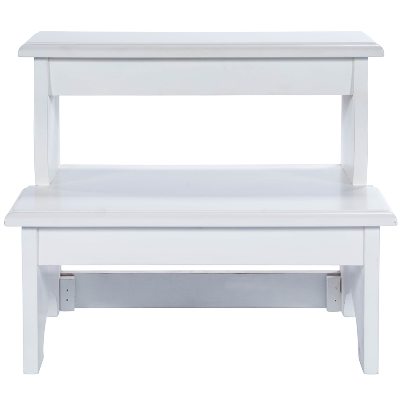Beaumont Lane Mastercrafted Step Stool in White