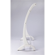 Beaumont Lane Mastercrafted Glossy Blanket Stand in White