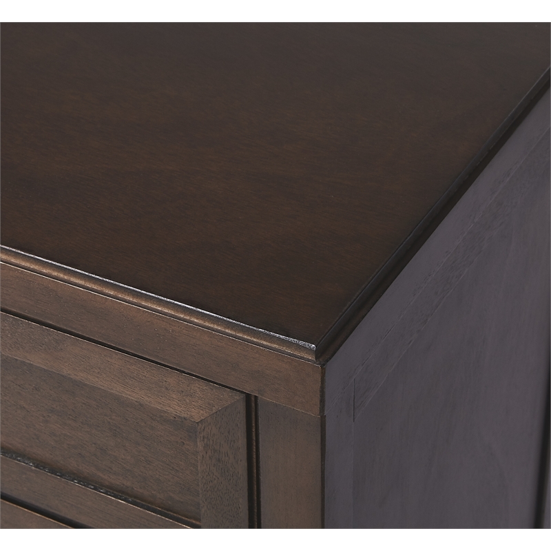 Beaumont Lane Metropolitan Living Console Cabinet in Brown