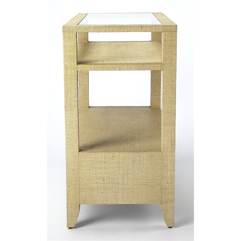 Beaumont Lane Metropolitan Living Console Table in Beige