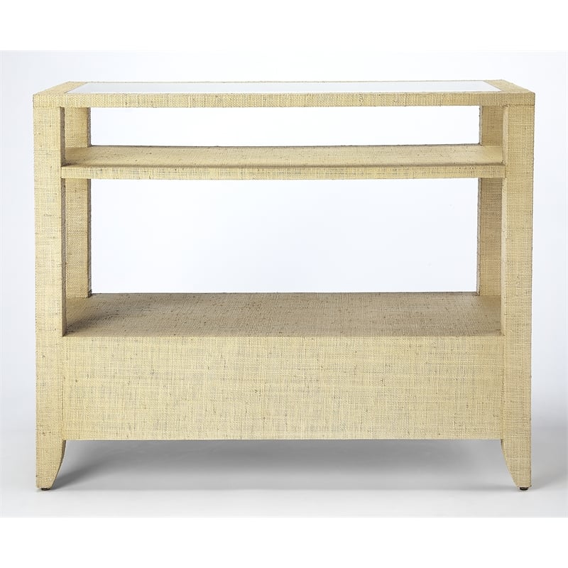 Beaumont Lane Metropolitan Living Console Table in Beige