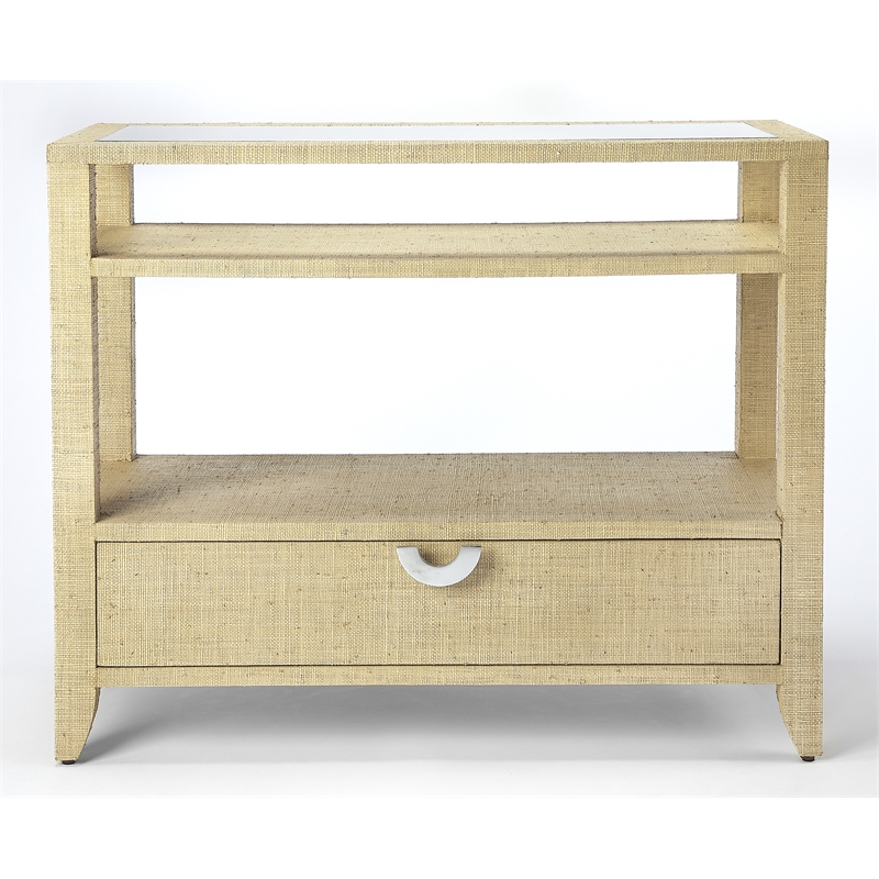 Beaumont Lane Metropolitan Living Console Table in Beige