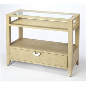 Beaumont Lane Metropolitan Living Console Table in Beige