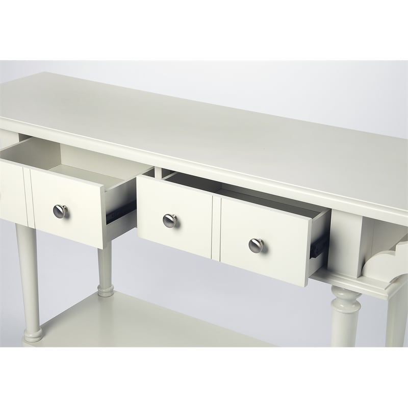 Beaumont Lane Mastercrafted Console Table in White