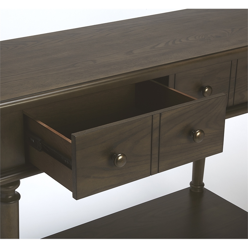 Beaumont Lane Mastercrafted Console Table in Brown