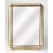 Beaumont Lane Hall of Mirrors Rectangular Wall Mirror in Gold