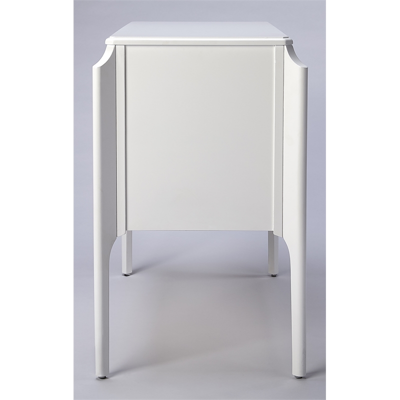 Beaumont Lane Metropolitan Living Glossy Accent Chest in White