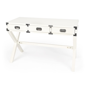 Beaumont Lane Metropolitan Living Campaign Desk in White