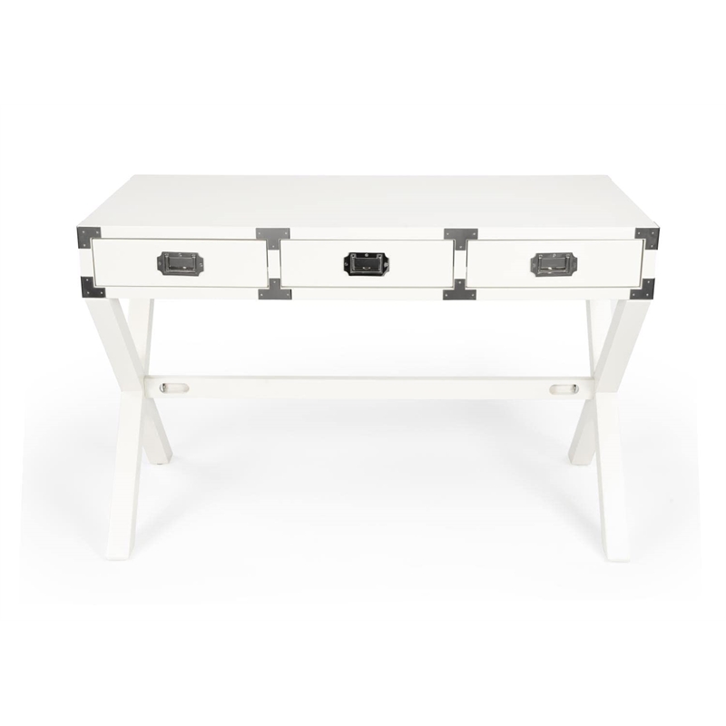 Beaumont Lane Metropolitan Living Campaign Desk in White