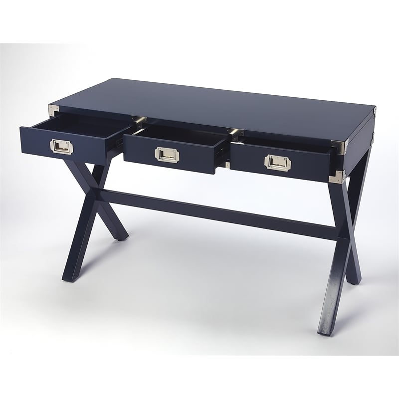 Beaumont Lane Metropolitan Living Campaign Desk in Blue