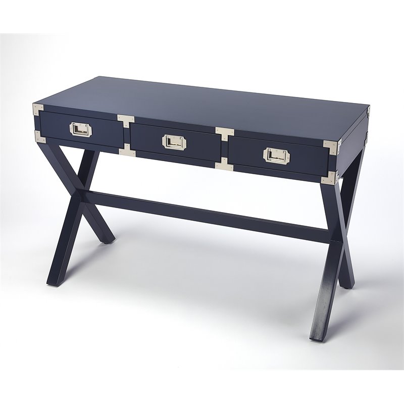 Beaumont Lane Metropolitan Living Campaign Desk in Blue
