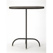 Beaumont Lane Metal Furniture End Table in Black Gold