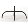 Beaumont Lane Metal Furniture End Table in Black Gold
