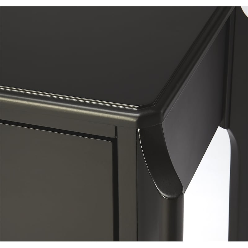 Beaumont Lane Metropolitan Living Nightstand in Black