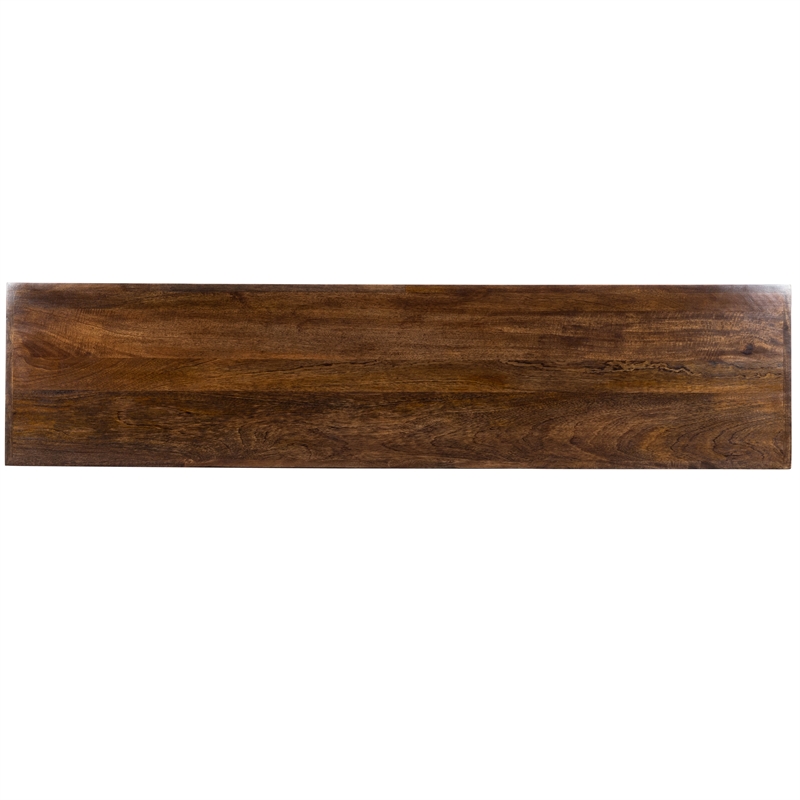 Beaumont Lane Metropolitan Living Rustic Console Table in Brown
