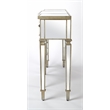 Beaumont Lane Mastercrafted Mirrored Console Table in Chome
