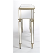 Beaumont Lane Mastercrafted Mirrored Console Table in Chome