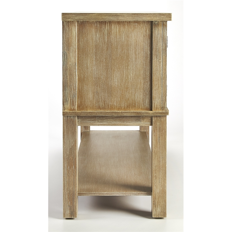 Beaumont Lane Metropolitan Living Urban Gray Buffet in Brown