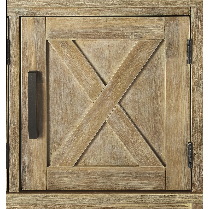 Beaumont Lane Metropolitan Living Urban Gray Buffet in Brown