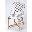 Beaumont Lane Island Living Rattan Dining Chair in White and Black