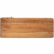 Beaumont Lane Rustic Industrial Natural Wood Desk in Brown