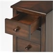 Beaumont Lane Classic Cherry Plantation 4-Drawer Chairside Chest in Brown