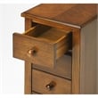 Beaumont Lane Mastercrafted Transitional 4-Drawer Wood Chairside Chest in Cherry