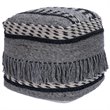 Beaumont Lane Metropolitan Living Square Pouffe in Gray