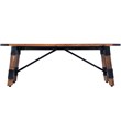 Beaumont Lane Mango Wood Beige Bench Rectangular Transitional 51