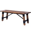 Beaumont Lane Mango Wood Beige Bench Rectangular Transitional 51