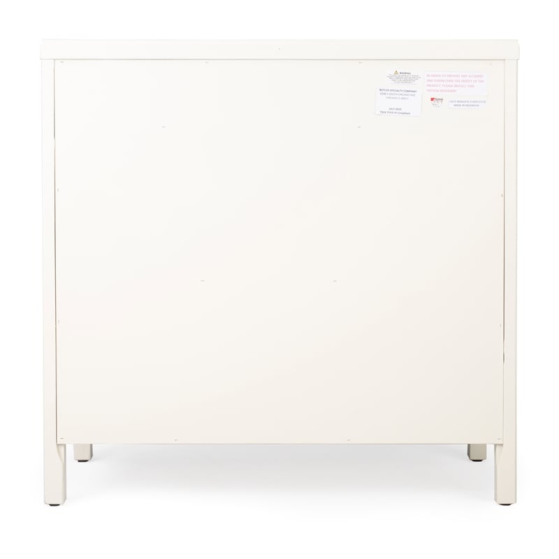 Beaumont Lane Metropolitan Living Console Cabinet in White