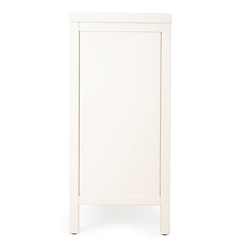 Beaumont Lane Metropolitan Living Console Cabinet in White