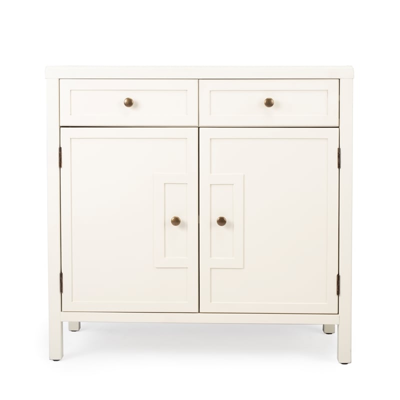 Beaumont Lane Metropolitan Living Console Cabinet in White