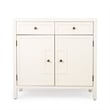 Beaumont Lane Metropolitan Living Console Cabinet in White