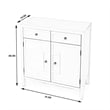 Beaumont Lane Metropolitan Living Console Cabinet in White