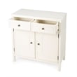 Beaumont Lane Metropolitan Living Console Cabinet in White