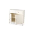 Beaumont Lane Metropolitan Living Console Cabinet in White