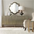 Beaumont Lane 4-Door Traditional Mango Wood Console Table in Silver Foil