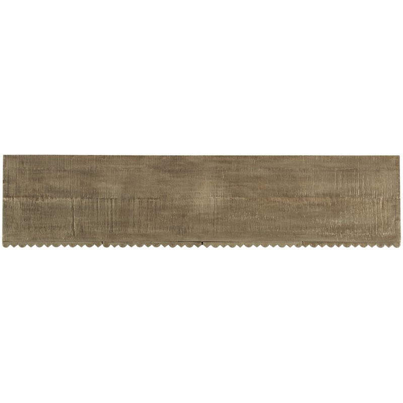 Beaumont Lane 4-Door Traditional Mango Wood Console Table in Silver Foil