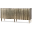 Beaumont Lane 4-Door Traditional Mango Wood Console Table in Silver Foil