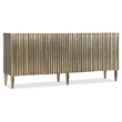 Beaumont Lane 4-Door Traditional Mango Wood Console Table in Silver Foil