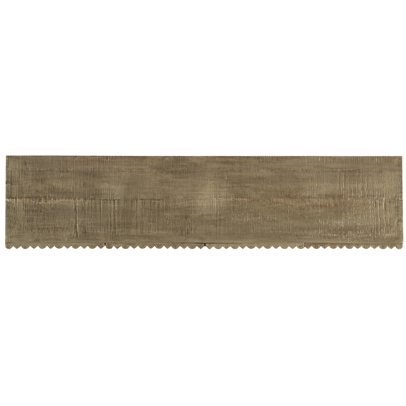 Beaumont Lane 4-Door Traditional Mango Wood Console Table in Silver Foil