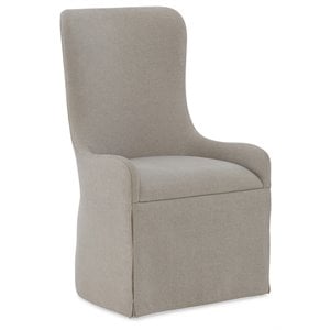 beaumont lane upholstered host chair in oak